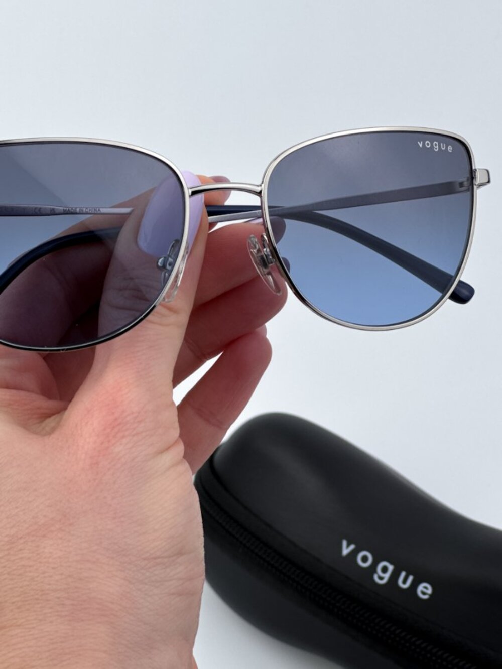 VOGUE VO4233S 323/V154 SILVER BUTTERFLY SUNGLASSES